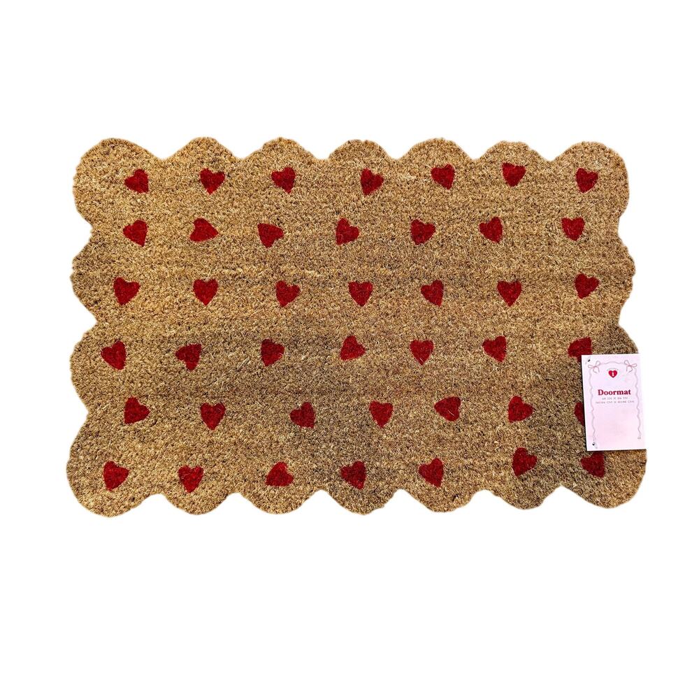 Scalloped Heart Choir Mat 18”x24”, New